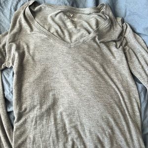 American Eagle Soft and Sexy long sleeve grey